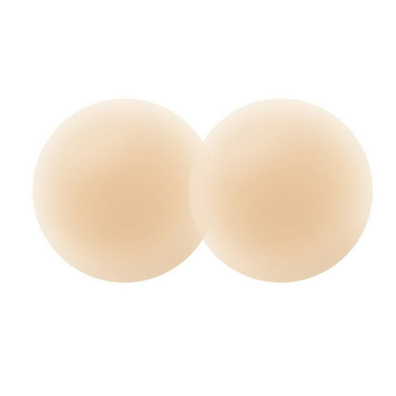 TELOLY 10cm Invisible Silicone Pasties,Ultra-Thin Nipple Covers for No-Show Confidence,Reusable and Skin-Friendly Nipple Pasties for Larger Busts