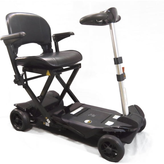 Enhanced Mobility Transformer Electric Folding Mobility Scooter, Black