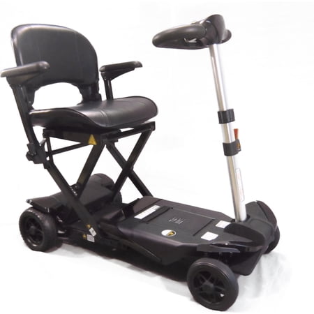 Enhanced Mobility Transformer Electric Folding Mobility Scooter, Black