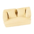 thumbnail image 4 of Yinanstore Canapé-Lit Mini Convertible Chaise Longue DIY Accessoires Modèle Réaliste Mini Causeuse pour Décorations Paysagères Jeu de Rôle Cadeau beige, 4 of 8
