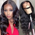 thumbnail image 2 of Front lace natural synthetic wigs for African hot selling long wavy hair, 2 of 10