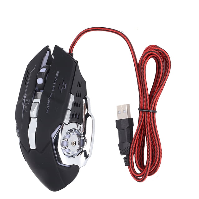 Computer Mouse Wired, Simple Operation Gaming Mouse Wired Drive Free for Office for Home