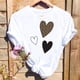 thumbnail image 3 of Camisetas con estampado de corazón y amor de leopardo para mujer, camiseta gráfica a la moda, camiseta bonita de manga corta de los años 90 para primavera y verano, camiseta para mujer, 3 of 5