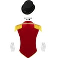 thumbnail image 2 of renvena Womens Circus Ringmaster Vest Suits Cosplay Costume Carnival Party Fancy Dress Outfits Red S, 2 of 7