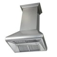 thumbnail image 3 of ZLine 8687S36 1200 Cfm Wall Mount Range Hood In Snow Finished Stainless Steel, 3 of 13