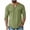 Dark Green, variant on Men's Linen Shirt Stretch Short Sleeve Henley Tshirts Frayed Ripped Edges Fashion Solid Color Summer Lounge Active Basic Tee Tops White M