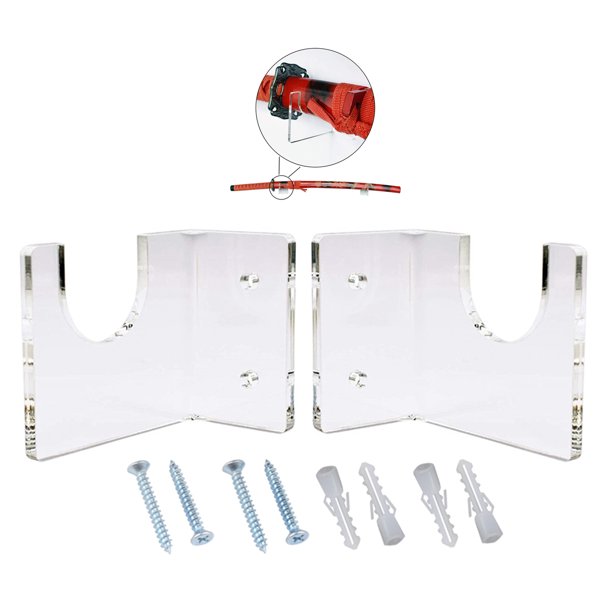 Gwong Decoración hogareña 3 sets Mostrar soportes Exquisito Montado en pared 4 mm Acrílico Soporte de exhibición duradero para sala de estar Gwong 21064283