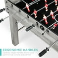 thumbnail image 4 of Best Choice Products 48in Competition Sized Foosball Table for Home, Game Room w/ 2 Balls, 2 Cup Holders - Gray, 4 of 8