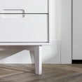 thumbnail image 3 of Walker Edison Sonoma 2-Drawer Nightstand, White, 3 of 17