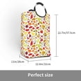 thumbnail image 3 of Picia Colorful Leaves Laundry Basket With Handles Laundry Hamper Toys Storage Organizer Foldable Bucket Washing Bin Dirty Clothes Bag For Home Bathroom Bedroom Dorm, 3 of 6