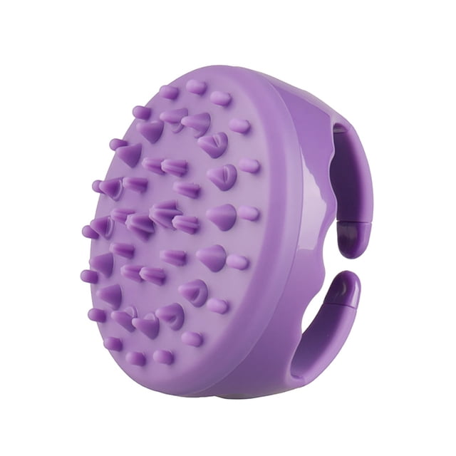 Brosse à Cuir Chevelu en Silicone Masseur de Cuir Chevelu Brosse à Shampooing