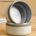 thumbnail image 5 of Lunch Box Containers - 1/2/3/4Pcs Lunch Box Round Shape Sealing Silicone Rubber Ring High Capacity Leak Proof 3H Heat Preservation Time Food Storage Food-Grade Stainless Steel Insulation Bento Box, 5 of 8