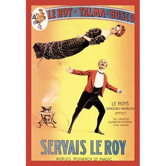 Servais LeRoy: World's Monarch of Magic Museum quality giclee print canvas wrap(20" x 30")