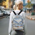 thumbnail image 7 of FORMRS Mini Backpack Purse for Women Travel Daypack Casual Shoulder Bag, Winter Mountain, 7 of 7