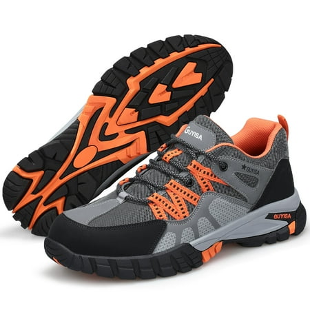 

Mens Anti-Smash Work Boots Indestructible Steel Toe Safety Shoes Anti-Puncture US