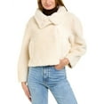 thumbnail image 3 of La Fiorentina womens  Short Teddy Coat, m, White, 3 of 3