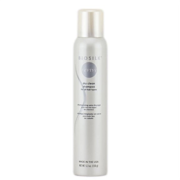 Size : 5.3 oz , Biosilk Dry Clean Shampoo for all hair types , Hair Scalp Skin Body - Pack of 2 w/ SLEEK Teasing Comb