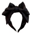 thumbnail image 1 of Black Oversized Headbands for Woman Anti-Slip Headbands with Bowknot Shape Headband for Girls Washing Face Sports, 1 of 4
