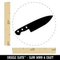 thumbnail image 2 of Chef Knife for Cooking Self-Inking Rubber Stamp Ink Stamper - Green Ink - Medium 1 Inch, 2 of 7