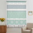 thumbnail image 2 of Farm Fruits Sheer Curtains 63 Inches Long, Watermelon Lemons Peach Green Grey Striped Light Filering Curtains, Breathable Simi Curtain Privacy Drapes for Living Room Bedroom Window Treatment, 2 of 9