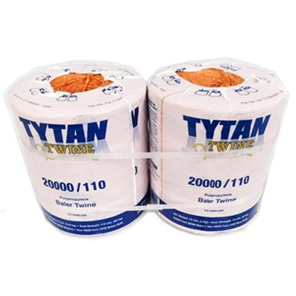 Tytan International PBT20110TONBP 20000 ft. Orange Baler Twine - Pack of 2