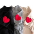 thumbnail image 3 of Suéter de amor con forro polar de otoño e invierno, ropa cálida y gruesa de verano para mascotas, perros, gatos, perros pequeños y osito de peluche, 3 of 5