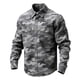 thumbnail image 2 of Ceisia Men's Loose Fit Vintage Urban Dark Camouflage Print Long Sleeve Cotton Shirt Dark Gray XXXXL Gifts, 2 of 3