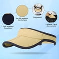 thumbnail image 2 of Sport Sun Visor Hat Lightweight Packable Cooling Stretchy Visor Hat for Running Tennis Golf Empty Top Baseball Cap, 2 of 5