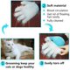 thumbnail image 3 of Guante de cepillado para mascotas, guante quitapelos para muebles de doble cara, cepillos de masaje para baño de perros y gatos, herramienta para pieles largas y cortas, 3 of 8