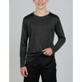 thumbnail image 3 of Real Essentials 4 Pack: Boys Youth Dry-Fit Moisture Wicking Active Athletic Performance Long-Sleeve T-Shirt, 3 of 6