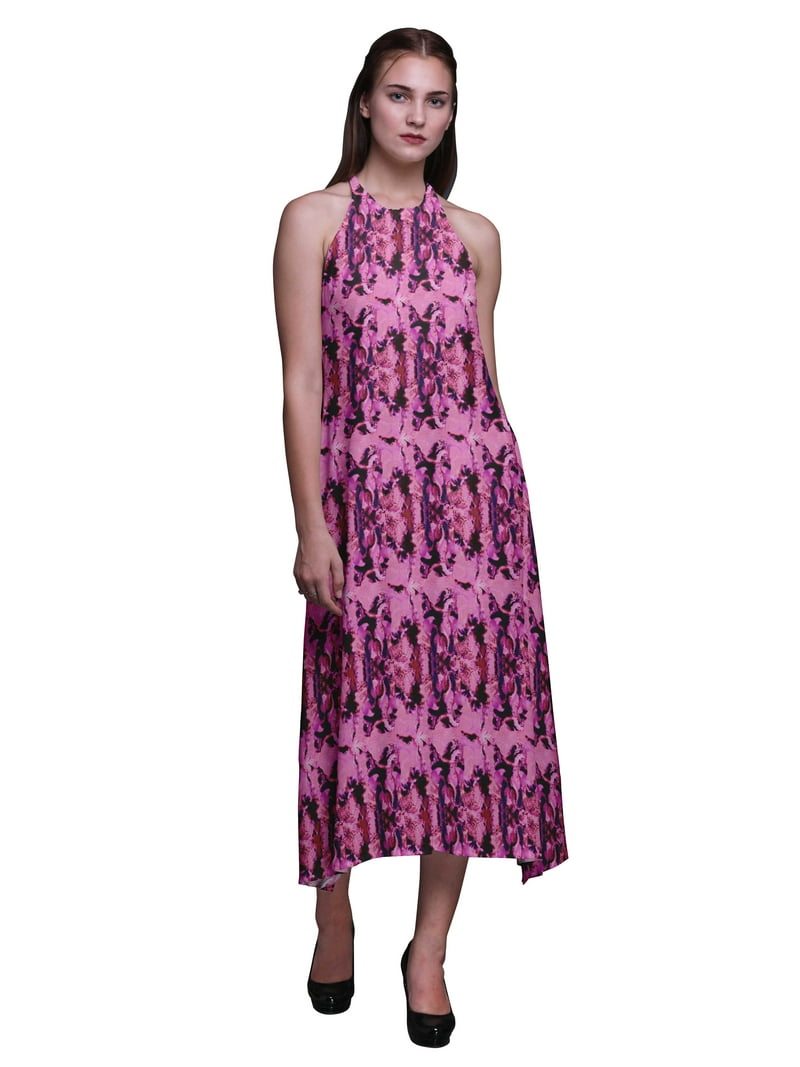 Bimba Tie-Dye Causal Long Backless Halter Neck Dress Women Printed Beach Dress-XXX-Large - Walmart.com Bimba Tie-Dye Causal Long Backless Halter Neck Dress Women Printed Beach Dress-XXX-Large - Walmart.com