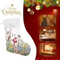 thumbnail image 4 of 2PCS Watercolor Flower Christmas Stockings Personalized 18”Large with Plush Cuff Christmas Decorations Stocking Holiday and Family Stocking Tree Fireplace Decor Decor Gifts, 4 of 7
