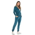thumbnail image 2 of White Mark Women's 2 Piece Velour Tracksuit Set, 2 of 5