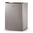 thumbnail image 1 of Black + Decker BCRK25V Compact Refrigerator Energy Star Single Door Mini Fridge with Freezer, Cubic Feet, VCM, 2.5 cu.ft, Brushed Metal Finish,Grey, 1 of 7