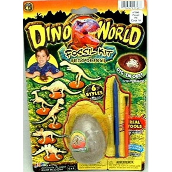 Dino World Fossil Kit - 6 Styles to Choose From