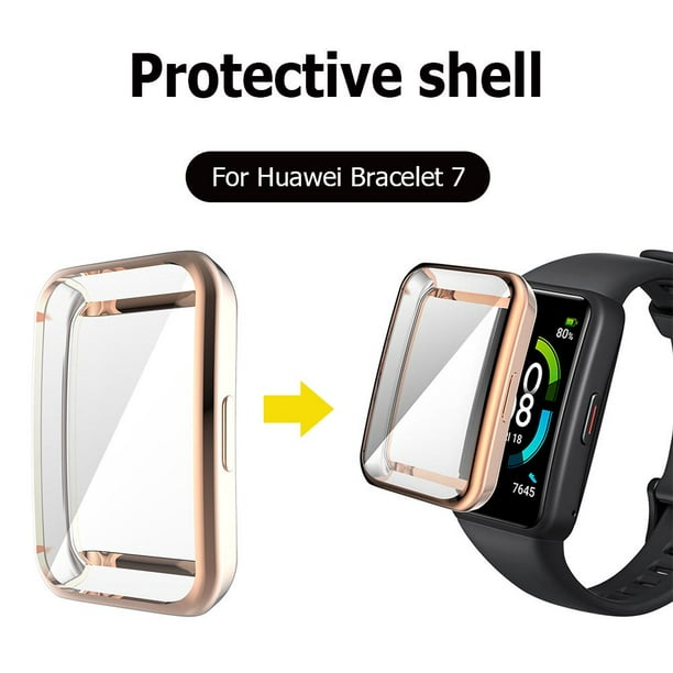 Funda de pulsera para Huawei Band 7 / Band 6 Pro / Honor Band 6 (oro rosa)