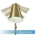 thumbnail image 5 of Ottlite Archer Floor Lamp, Brass, 8.5 Watt (60W Equivalent), 5 of 7