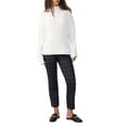 thumbnail image 4 of Sanctuary Womens Cold Shoulder Cut-Out Mock Turtleneck Sweater, 4 of 4