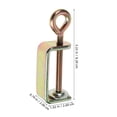 thumbnail image 2 of PAMINGONO Clips Para De Máquina De Tejer En Metal Dorado Con Sujeción Resistente Y Montaje Estable Para Uso En Casa, 2 of 6