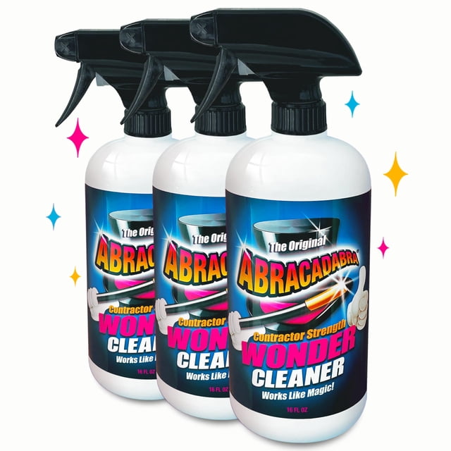 Limpiador Abracadabra Wonder 473 ml Removedor de alquitrán y adhesivos, paquete de 3