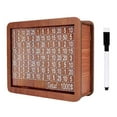 thumbnail image 1 of Clearance! Wooden Money Box - with Money and Numbers, Portable Storage Case, Money Saving Box, 1 of 5