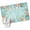 Teal Green Red, variant on Runner Rug 2'x6', Coastal Washable Non-Slip Hallway Runner Rugs, Summer Nautical Beach Coral Starfish Blue Ombre Bedside Rugs Floor Mats Carpet Runners for Kitchen Bathroom Laundry Room