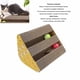 thumbnail image 3 of Almohadilla Para Rascar Para Gatos, Garras De Molienda Multiusos, Tabla Para Rascar Gatos Con Pelota De Juguete, Cama Para Rascar Corrugada Para Gatitos De Interior, 3 of 7