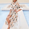 thumbnail image 4 of Farm Animal Print Chiffon Dress Cute Chickens Elegant Dresses Streetwear Casual Dress Woman Sexy Print Clothing Big Size 4XL 5XL, 4 of 7