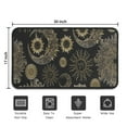 thumbnail image 5 of Black Gothic Sun Moon Pattern Door Rugs,Washable Non Slip Door Mats Indoor,Decorative Door Mats,Entry Mat Indoor for Entrance,Bedroom,Kitchen,Bathroom,30"x17", 5 of 6