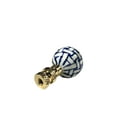 thumbnail image 4 of Royal Designs, Inc. Decorative Chinoiserie Bamboo Lamp Finial, F-5087-PB-2, Polished Brass, Pack of 2, 4 of 8