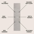 thumbnail image 6 of JONATHAN Y CARMEL 2 x 8 Runner Rug, Cole Minimalist Pinstripe - Dark Silver/White, CAR101E-28, 6 of 6