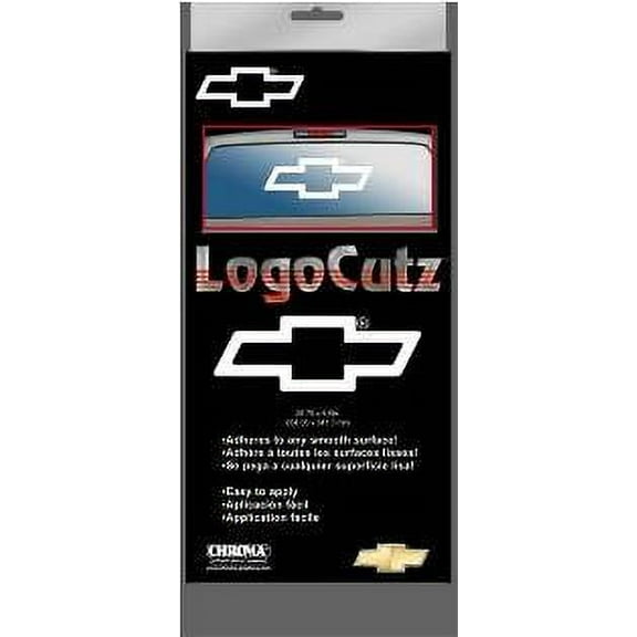 Chevy Logo Cutz Rear Window Decal 25.8" x 9.5"