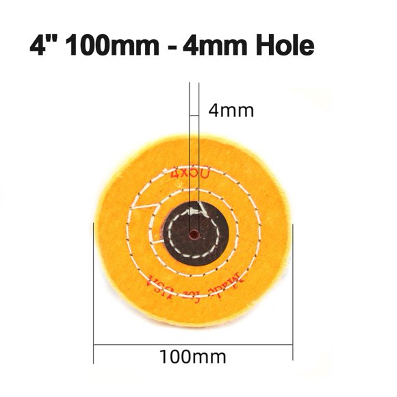 1pc 2-5inch Cloth Buffing Wheel Angle Grinder Polishing Wheel for Gold Silver Jewelry Mirror Polishing Wheel Abrasive Tools