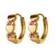 thumbnail image 2 of Aretes Mujer Oro 14k, LuckyLy  Set de Regalo 2 en 1 de Arracadas y Broqueles, Acero Inoxidable Baño Oro 14k y Zirconia Cúbica – Joyería ideal como Regalos para Mujer San Valentín y Regalos para rosa, 2 of 6